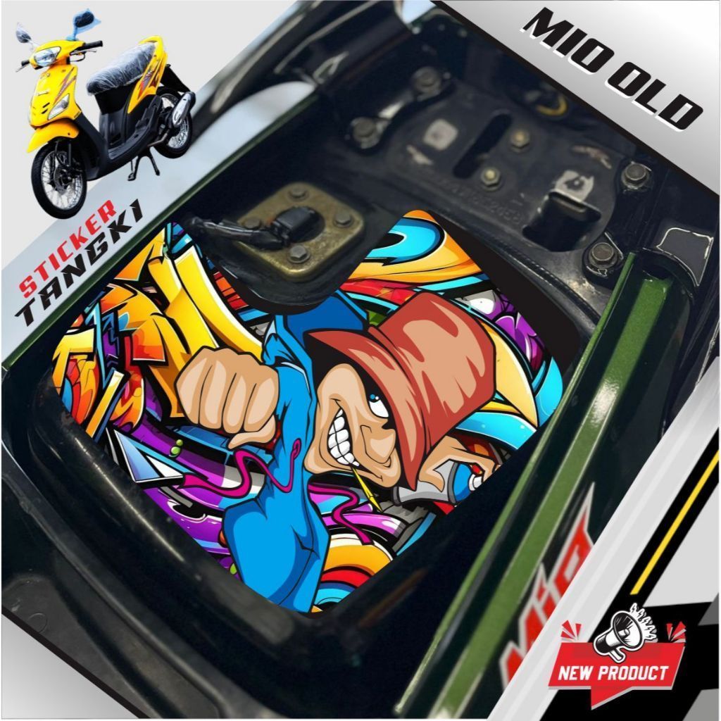 Jual STICKER VARIASI TANGKI MIO OLD BAHAN VINYL STICKER TANGKI ...