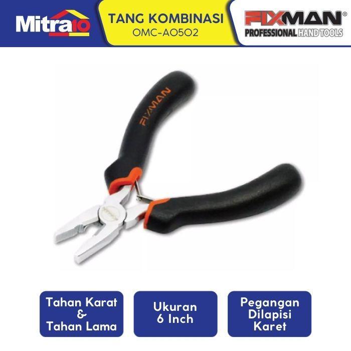 Jual Tang Kombinasi 6 Inch - Grip Ergonomic, Baja - Fixman - 245 ...