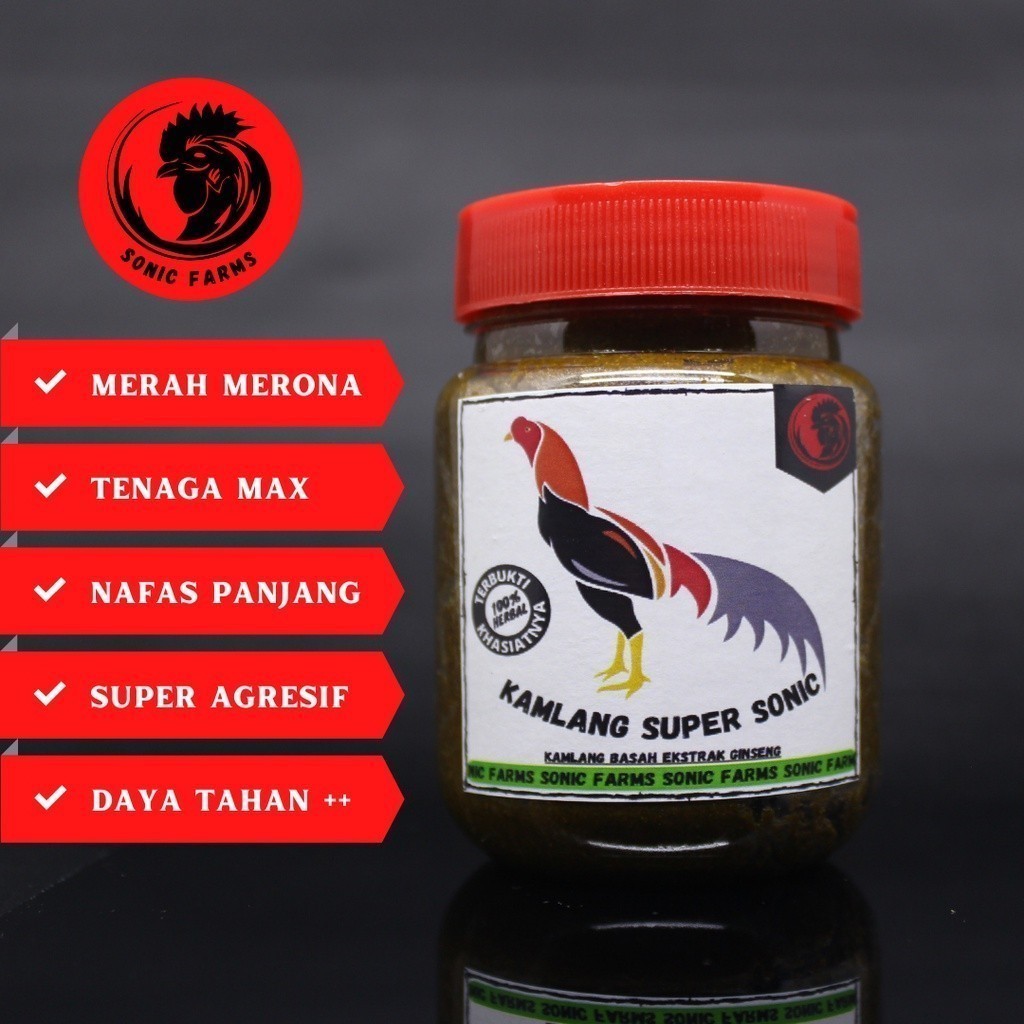 Jual 250 Gr - Kamlang Super Sonic Jamu Ayam Premium / Kamplang Ayam ...