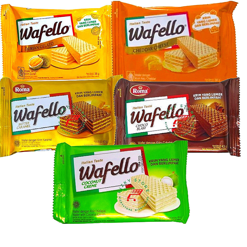 Jual #MAYORA ROMA WAFELLO 38gr 5 Varian | Shopee Indonesia