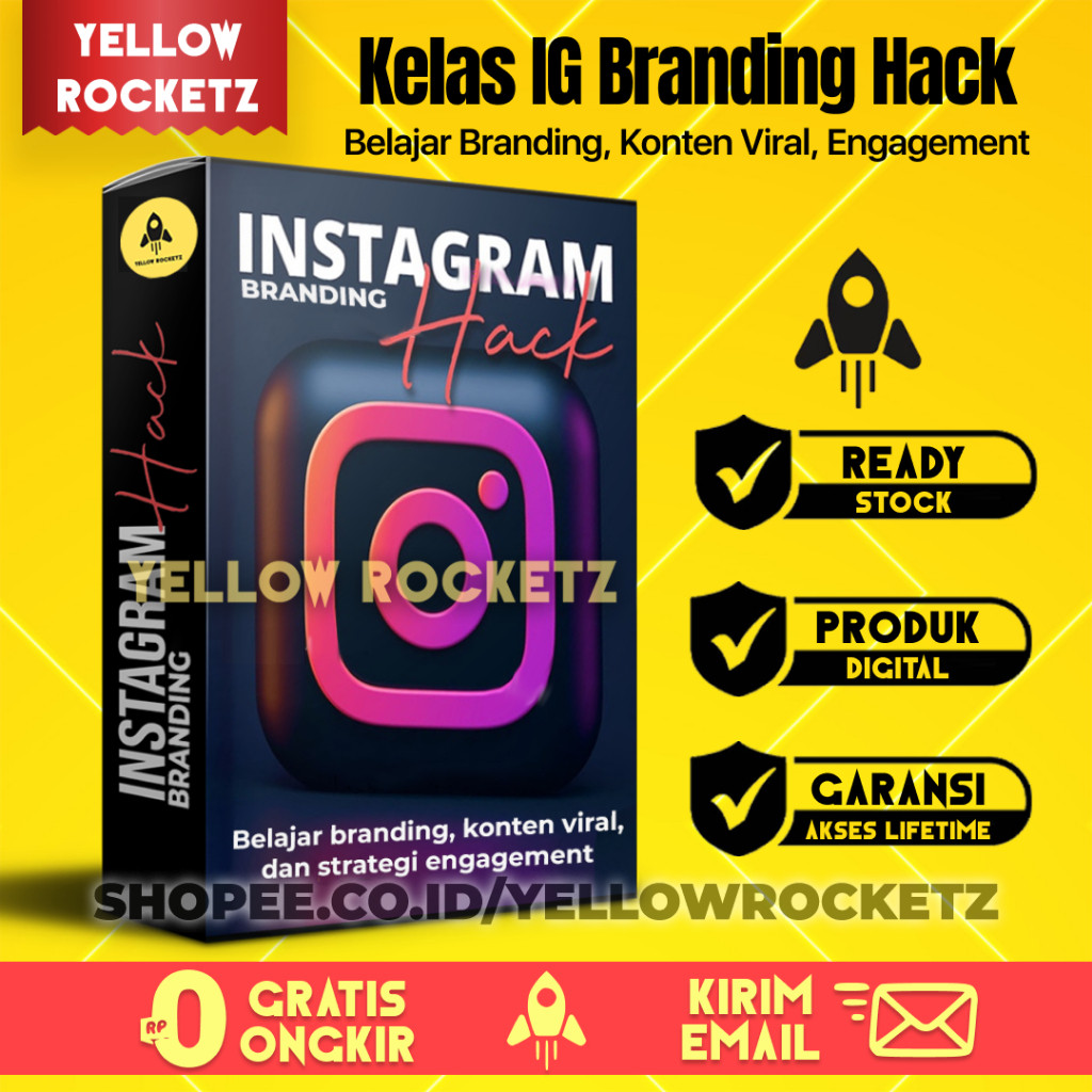 Jual Kelas IG BRANDING HACK Academy - From Zero to Viral - Materi Video ...