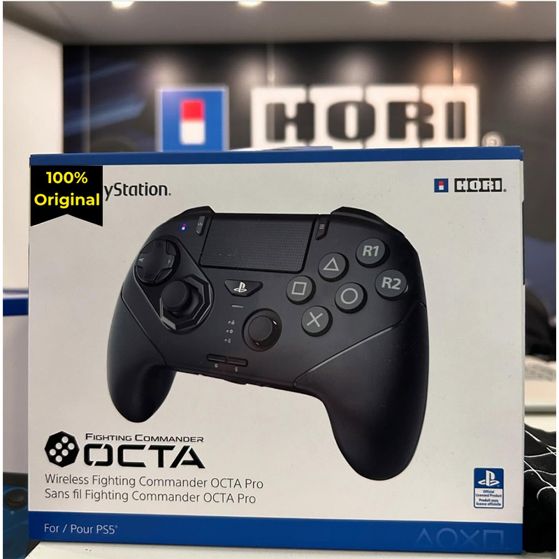 Manette HORI Fighting Commander OCTA Pro Wireless Pour PS5 - NEUVE