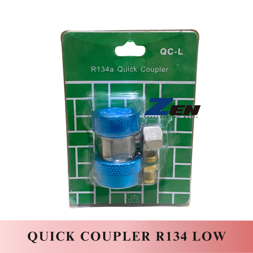 Jual QUICK COUPLER R134 LOW QUICK COUPLER R134A NEPEL PUTAR KRAN BIRU ...