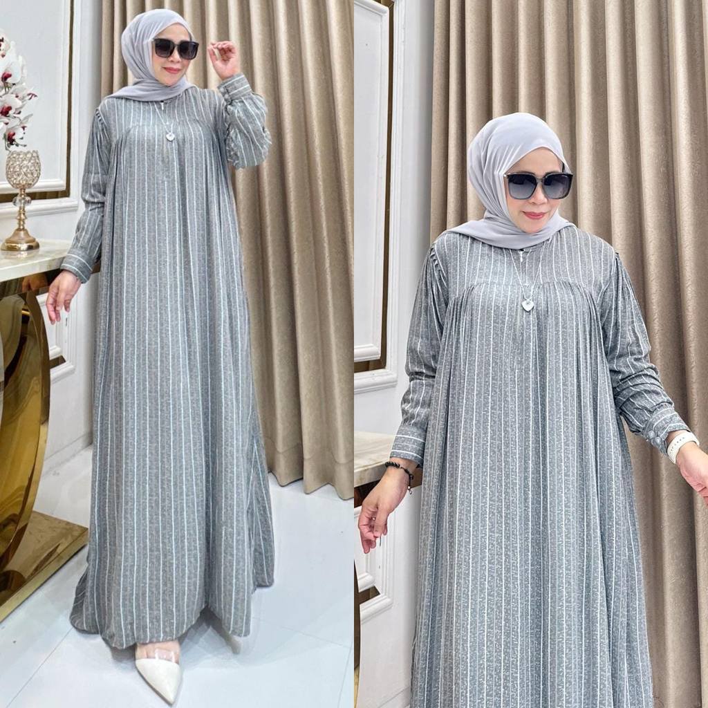 Yoona gamis jumbo Rayon adem Muslim Wanita Dewasa