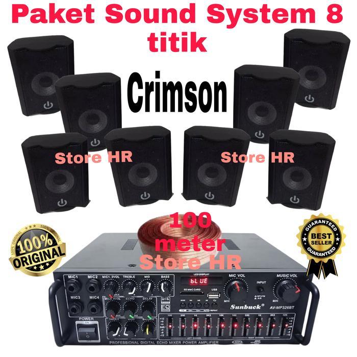 Jual Paket Sound System Indoor untuk cafe dan restoran ( isi 8 unit ...