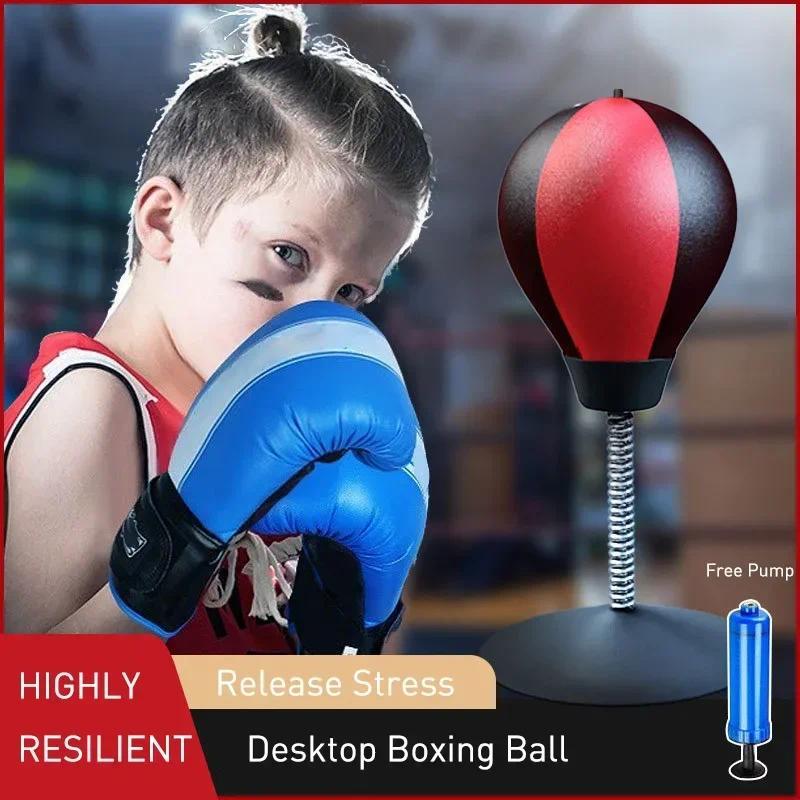 Jual PU Desktop Boxing Ball Stress Relief Fighting Speed Reflex ...