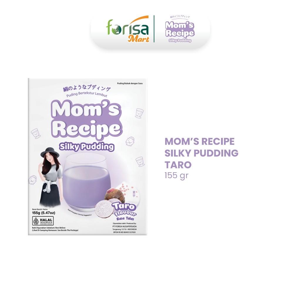 Jual Mom's Recipe Silky Pudding Rasa Taro 155gr | Shopee Indonesia