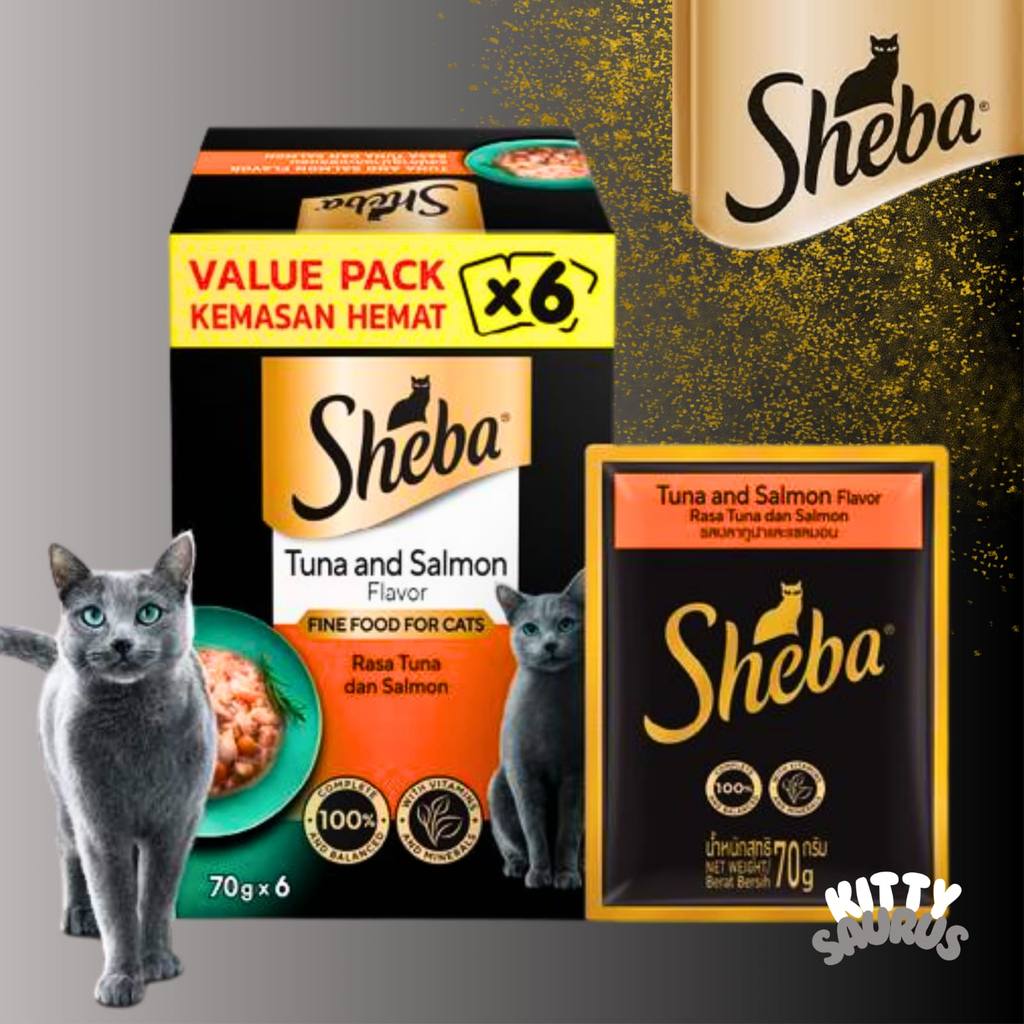 Jual SHEBA VALUE PACK WETFOOD /BOX ISI 6POUCH RECOMENDED!! EXP 2027 ...