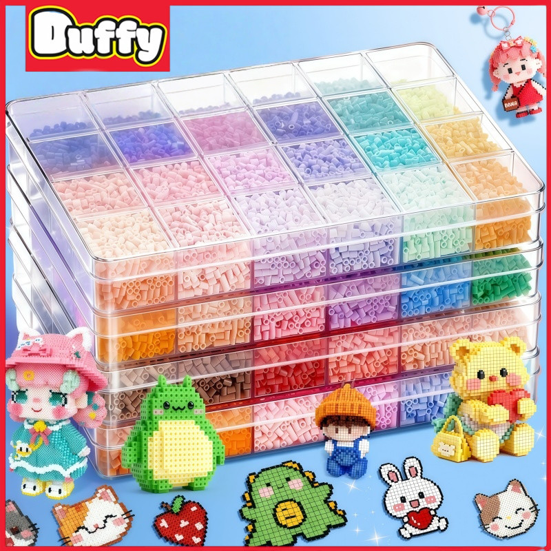 Jual Duffy Toys 36000Pcs DIY Perler Beads Manik-manik Sekering Kit