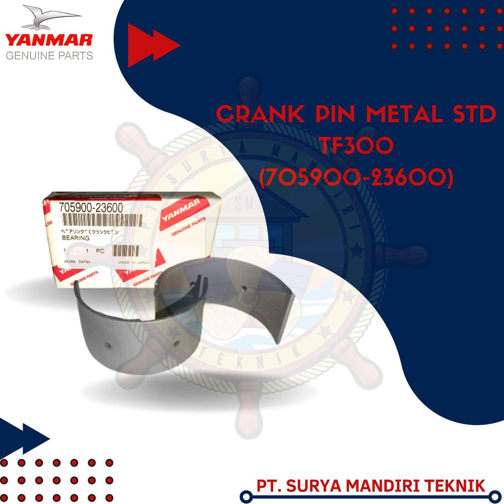 Jual TF300 CRANK PIN METAL STD 705900-23600 YANMAR ASLI GENUINE ...