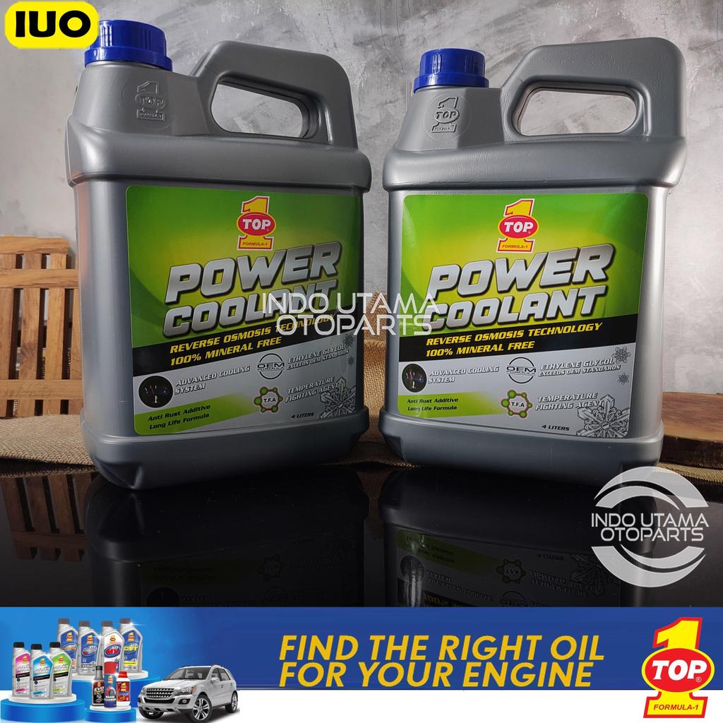 Jual Air Radiator Coolant TOP ONE Cairan Power Coolant TOP 1 Hijau ...