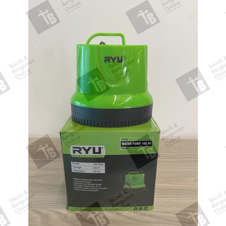 Jual RYU Water Pump 100 AC (Pompa Air 100AC) / Mesin pompa celup RWP ...