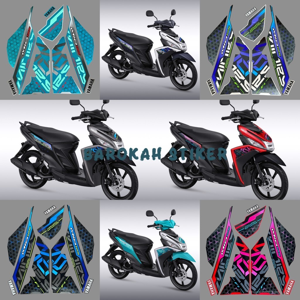 Jual Striping stiker Yamaha Mio m3 125 mio125 2025 Fullset list ...