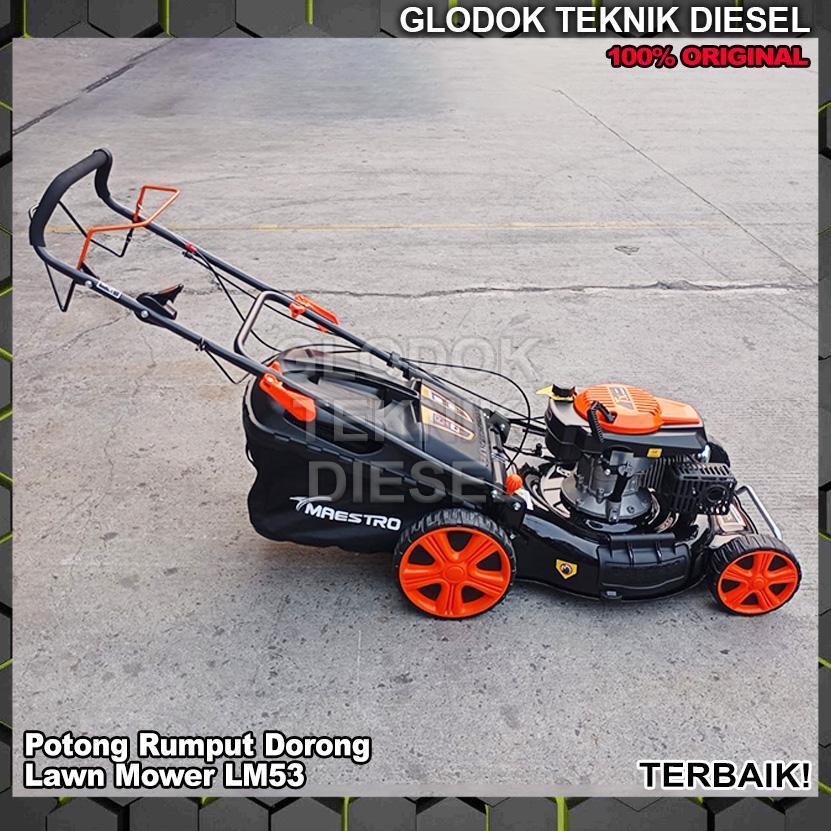 Jual Mesin Potong Rumput Dorong Roda MAESTRO LM53SHL / Mesin Pemotong ...