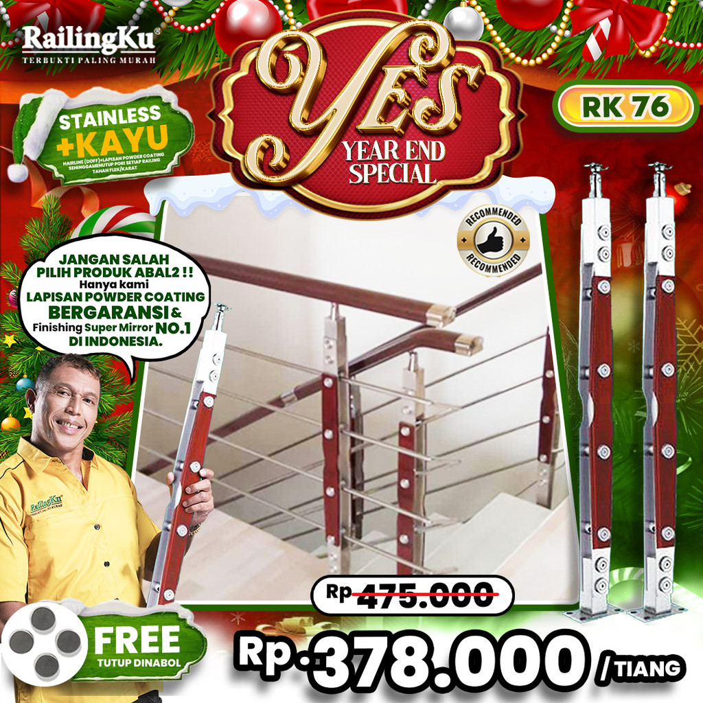 Jual Railing Tangga Stainless Nature Desain Railingku [YES!] RK 76 ...