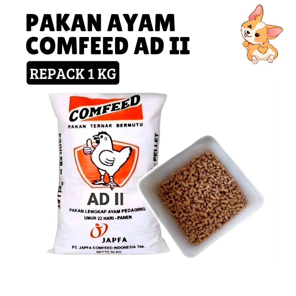 Jual MAPLE Pakan Ayam Comfeed AD2 Repack 1 Kg / Pakan Ternak Bermutu ...
