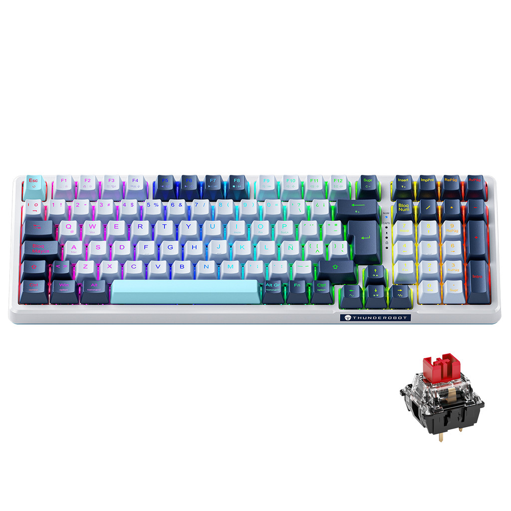 Jual THUNDEROBOT K98 Wired Mechanical Keyboard RGB 98% Compact TKL ...