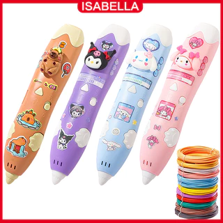 ISABELLA 3D Printing Pen 3D Printer Arts Pen Wireless 3D Pen Edition Mainan Anak DIY Mainan Viral Di