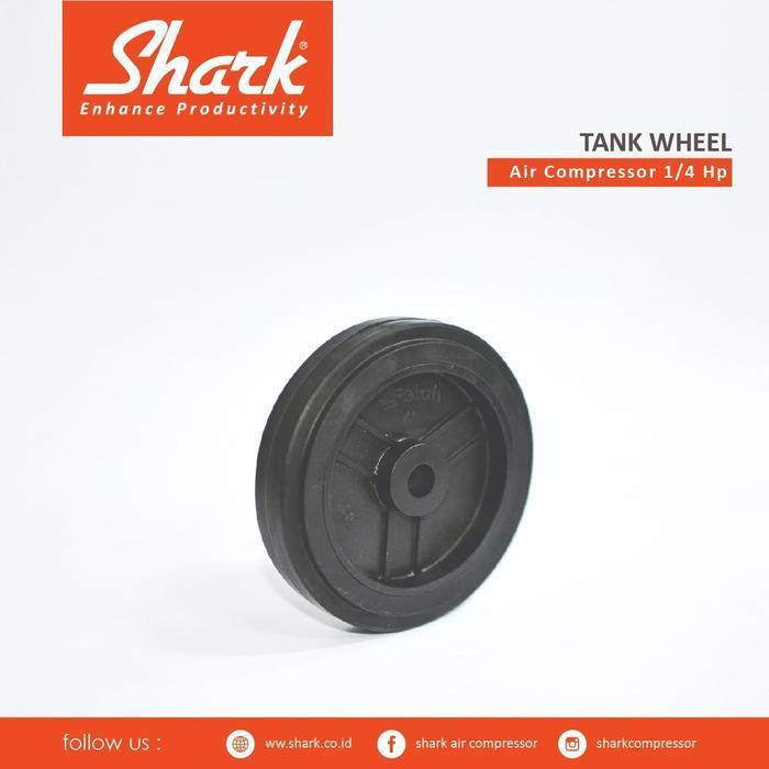 Jual Roda / Thank Wheel Kompressor 1/4Hp Shark | Shopee Indonesia