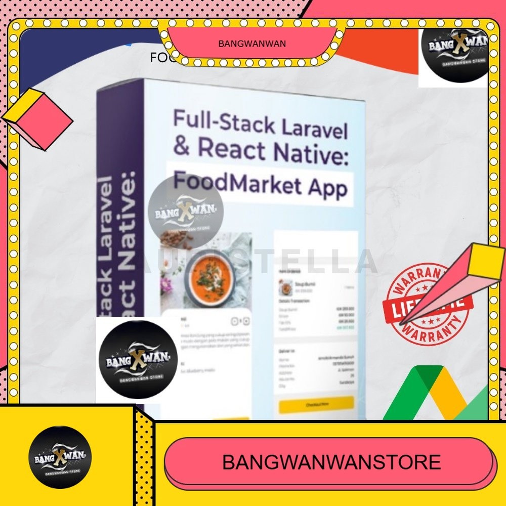 Jual COMPLETE REACT NATIVE LARAVEL + Studi Kasus Foodmart | Shopee ...