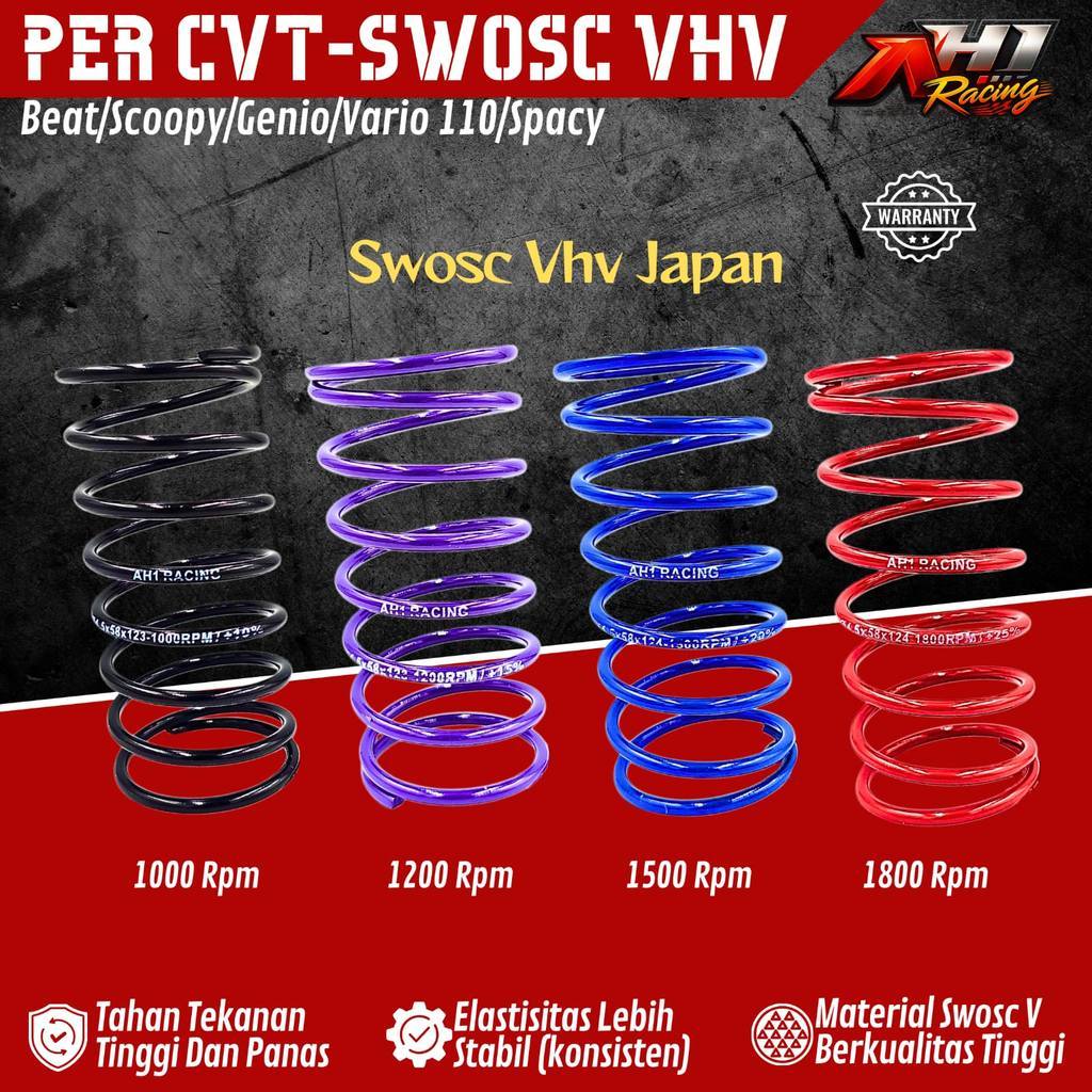 Jual Per Cvt AH1 Racing Beat Scoopy Fi eSP Vario 110 Fi Genio Beat ...