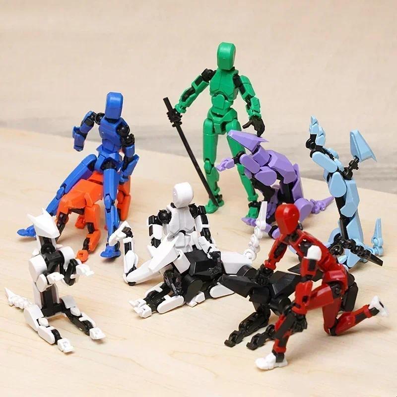 Jual 2PCS 13 Joints Figure Articulate Movable Dummy Doll y Assembly Toy ...