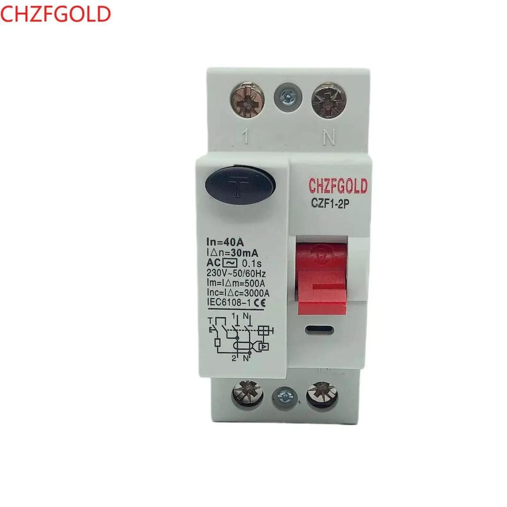 Jual RCD RCCB ELCB7-2P 230VAC 2P25A 40A 63A 30mA Elcb Residual Current ...