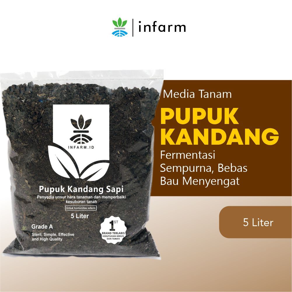 Jual INFARM - Media Tanam Organik Pupuk Kandang Gratis Label Tag ...