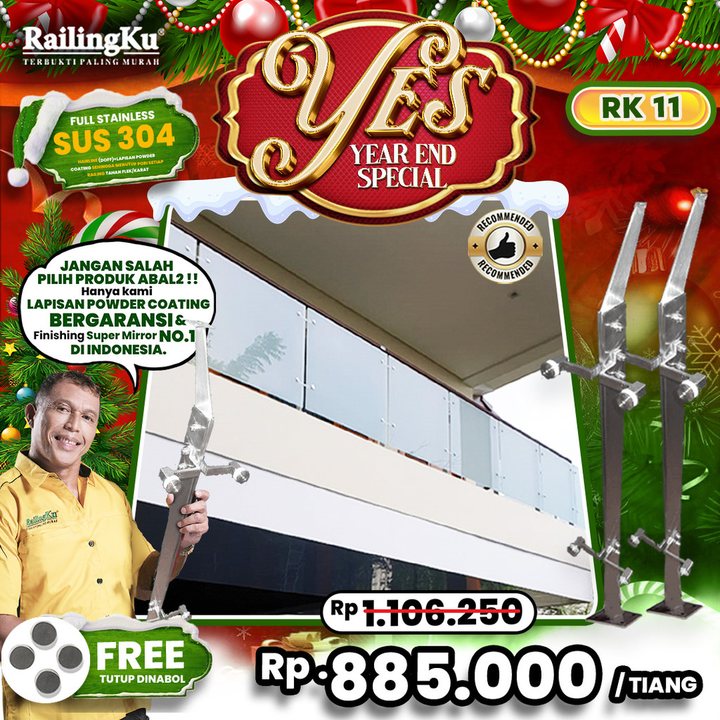 Jual Railing Tangga Stainless Public Area Railingku [YES!] RK 11 ...