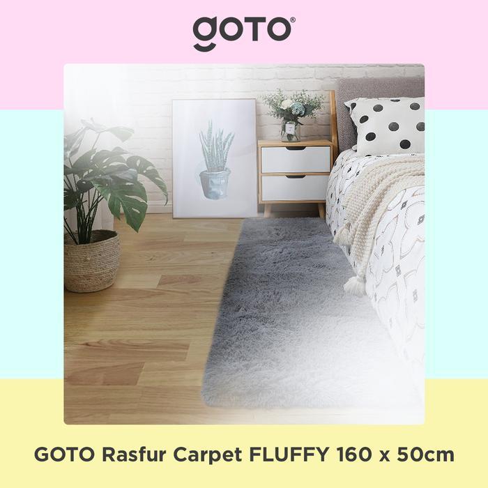 Jual promo -Goto Fluffy Rasfur Carpet Karpet Lantai Bulu Tebal Alas ...
