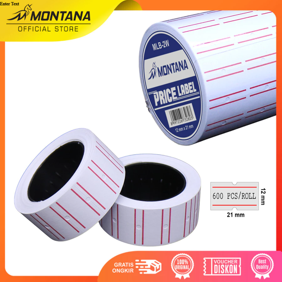Montana Hand Label Stiker Harga