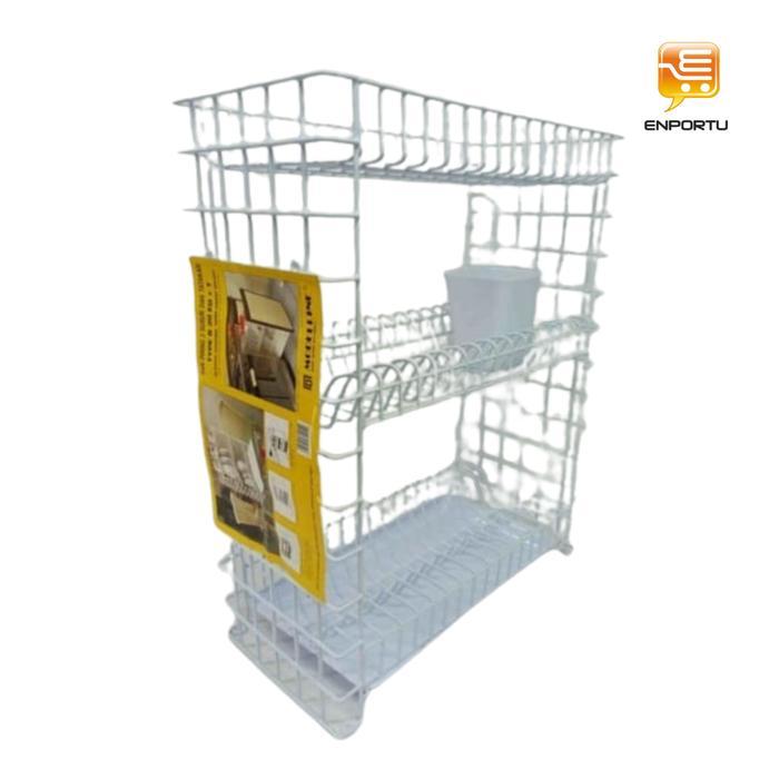 Jual Modelline Rak Piring dan Gelas 3 susun B30ED Free Tempat Sendok ...