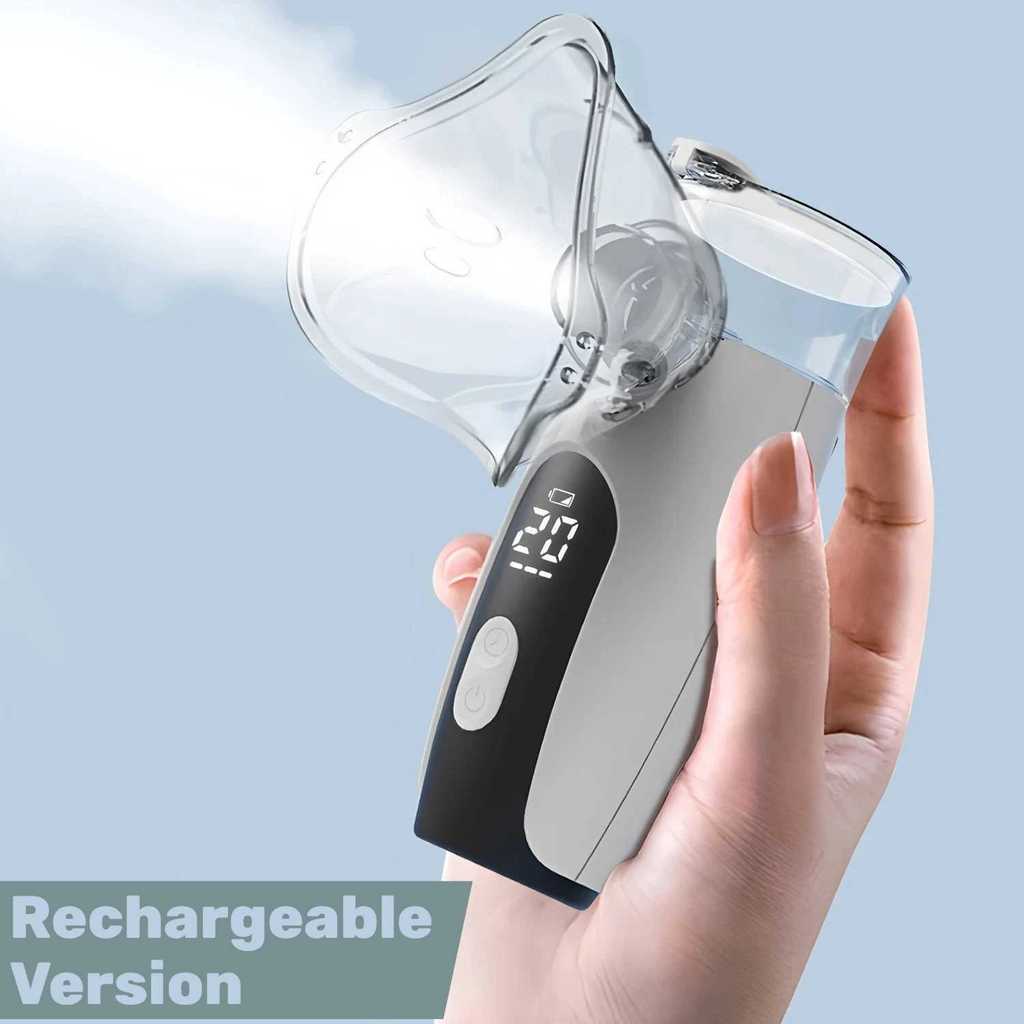 Jual Alat Terapi Pernapasan Mesh Nebulizer Portable Inhaler Uap Halus ...
