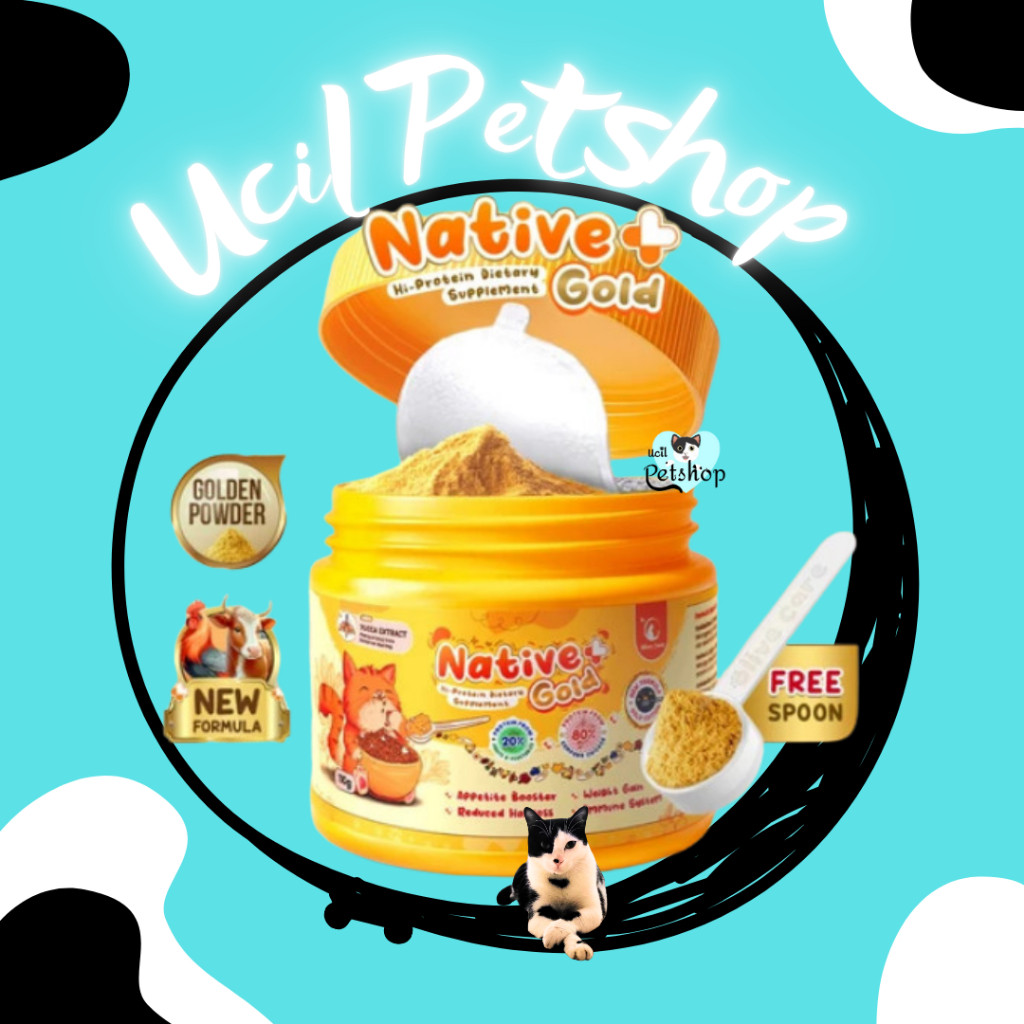 Jual Olive Care NATIVE+ GOLD 110gr Protein Tinggi Nafsu Makan Kucing ...