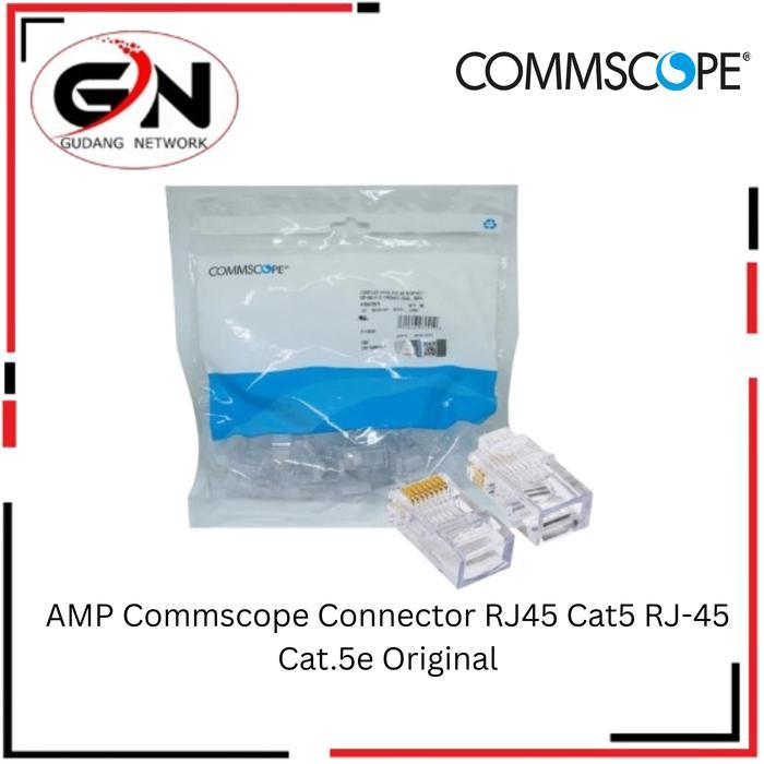 Jual Leegoon | AMP Commscope Connector RJ45 Cat5 RJ-45 Cat.5e Original ...