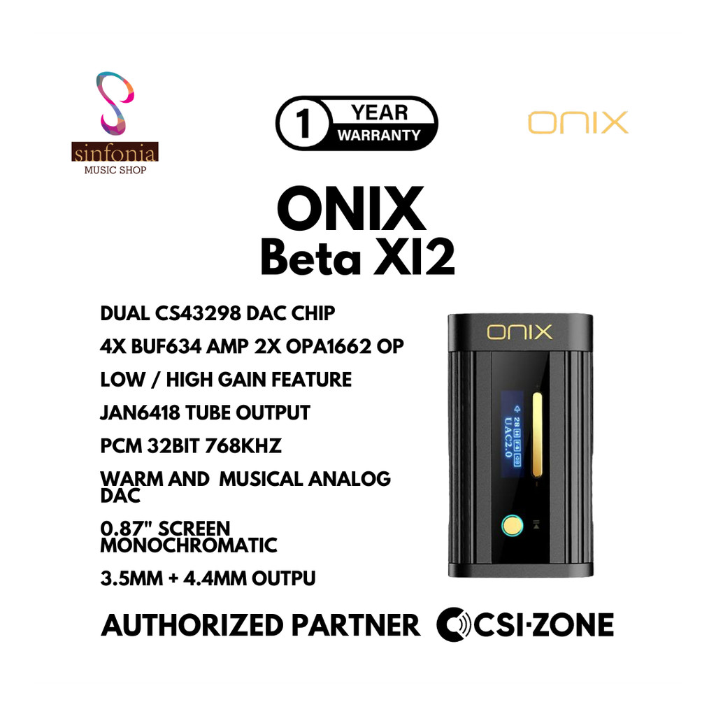 Jual ONIX Beta XI2 Dual CS43198 Portable USB DAC / Amplifier | Shopee ...