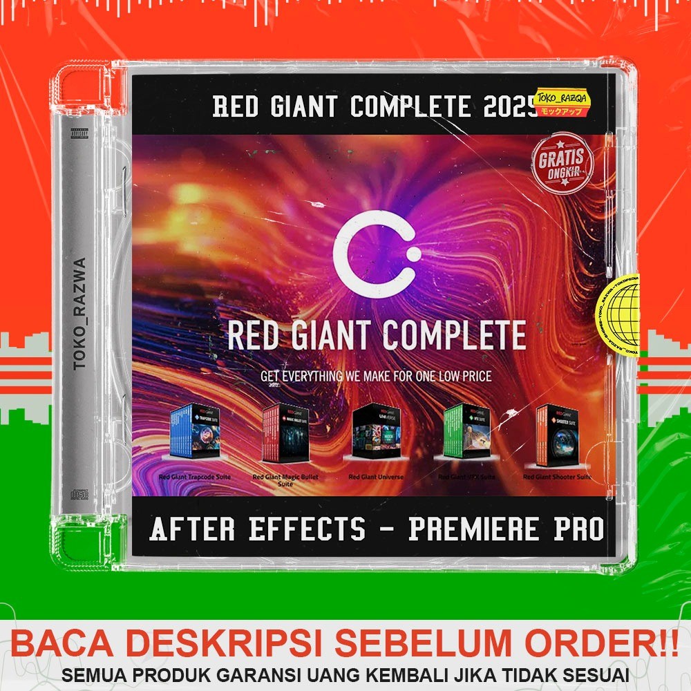 Jual After Effects - Premiere Pro Plugin - Red Giant Complete 2025 ...
