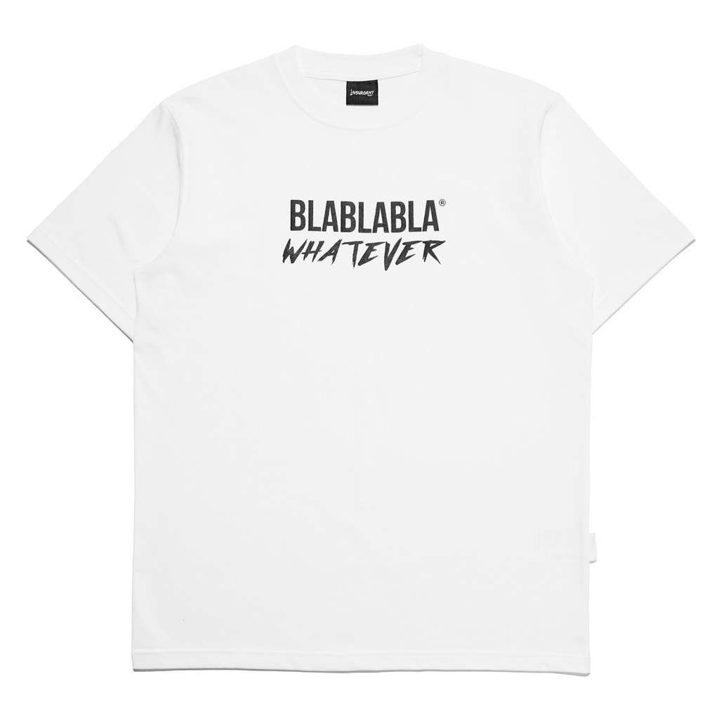Jual Insurgent Club - Blablabla Whatever Vol.2 Tee White | Shopee Indonesia
