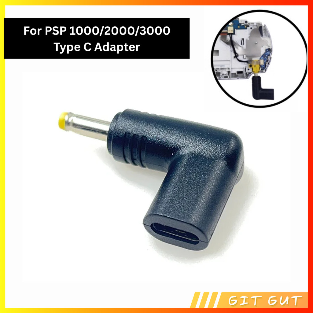 Jual PSP 1000 2000 3000 Slim Fat Type C Charging Adapter Power Plug ...
