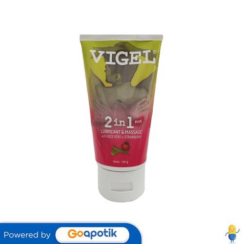 Jual Vigel 2 In 1 Plus Lubricant & Massage Gel 125 Gram | Shopee Indonesia