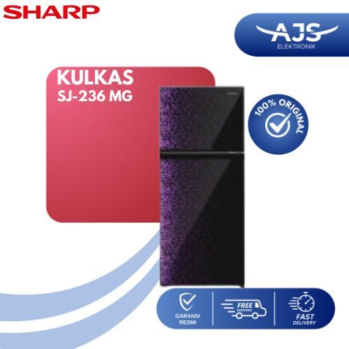 Jual Kulkas 2 Pintu Sharp 236 MG Glossy Door Shine Low Watt Tanpa Bunga ...