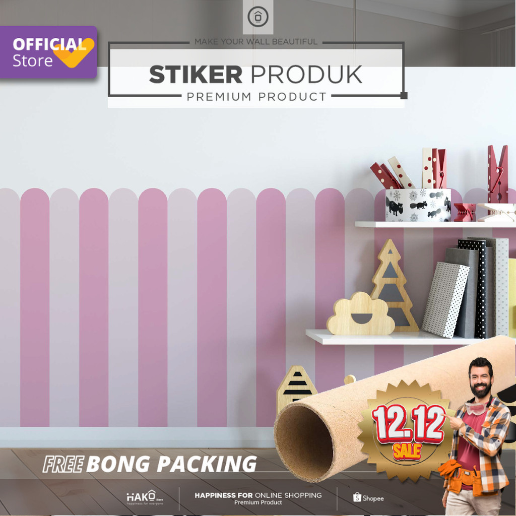 Jual Stiker Pagar Dinding | Stiker Dinding Kamar Anak | Stiker Dinding ...