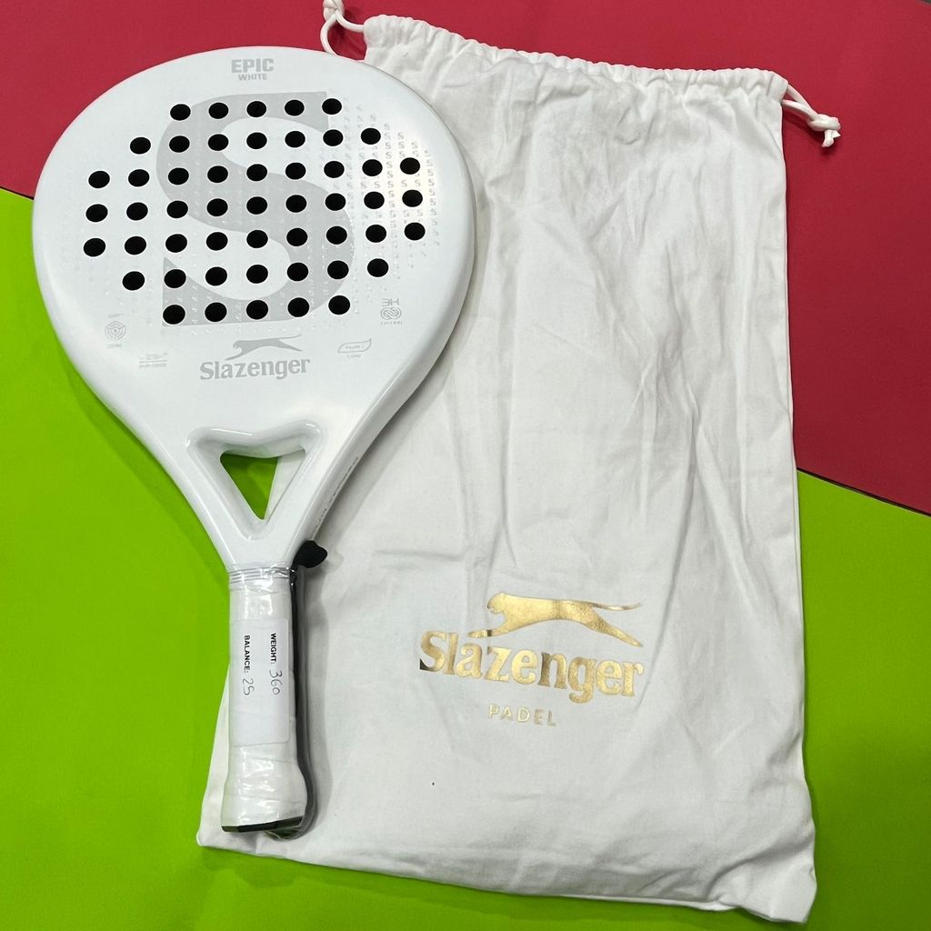 Jual Racket Padel Raket Slazenger Panther Series Epic White | Shopee ...