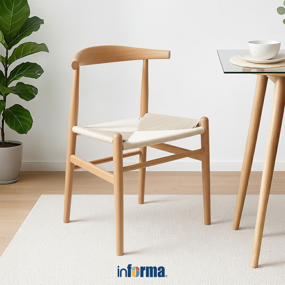 Jual Informa Dayra Kursi Makan - Cokelat Oak Dining Chair Tempat Ruang ...