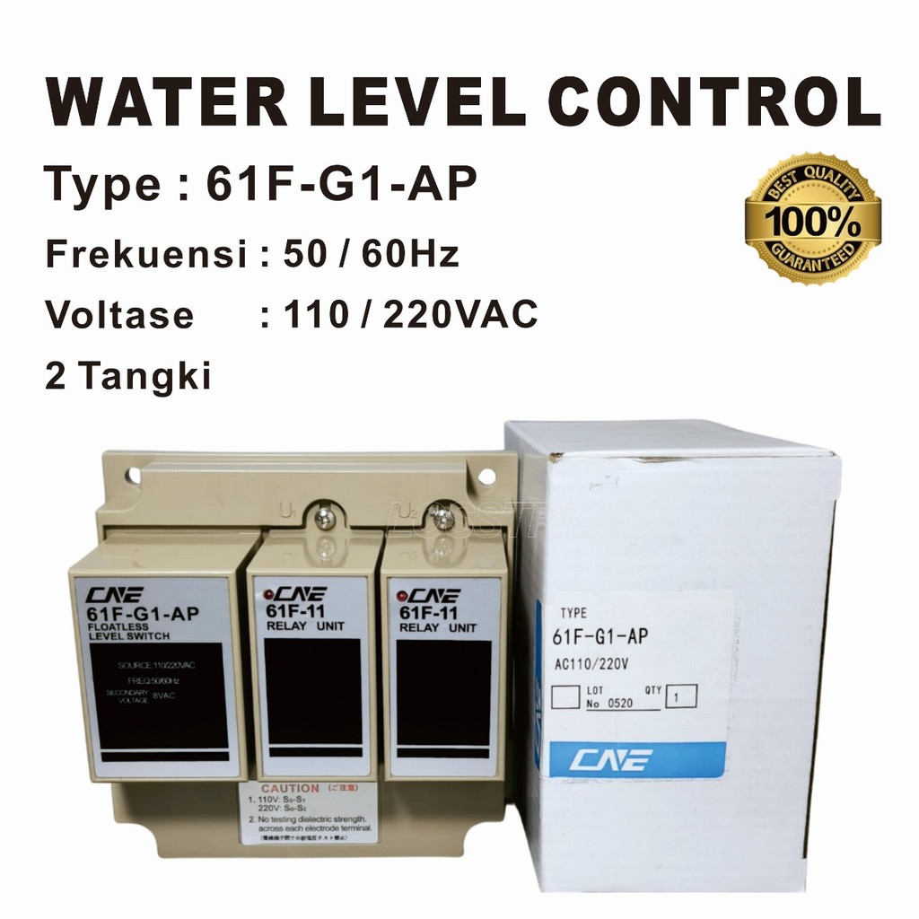 Jual FLOATLESS LEVEL SWITCH WLC 2 TANKI 61F-G1-AP CNE WATER LEVEL ...