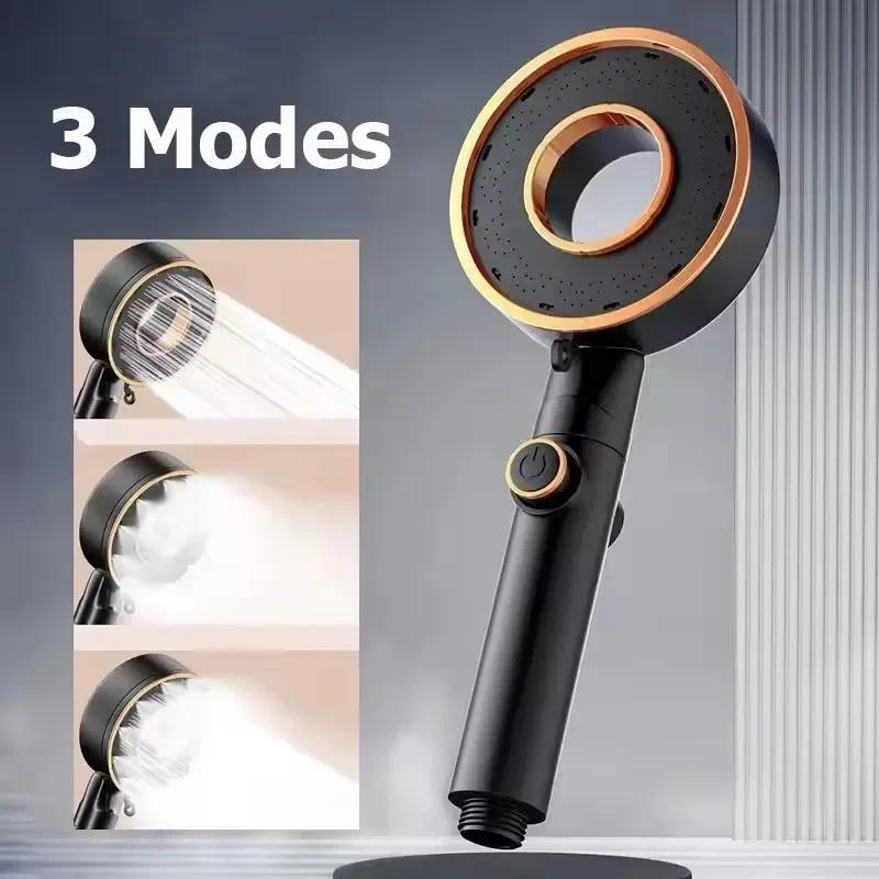 Jual High Pressure Shower Head 3 Modes Adjustable Showerheads Water ...