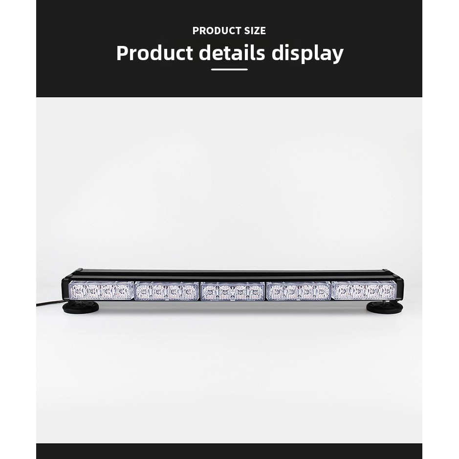 Jual LED double-row flashing warning light, pickup truck opening strobe ...