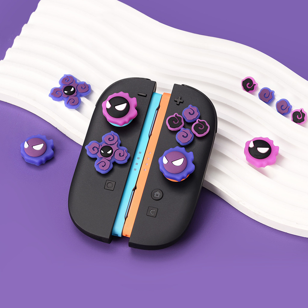 Jual Purple Devil Silicone Soft D-pad Cross Button ABXY Key Sticker ...