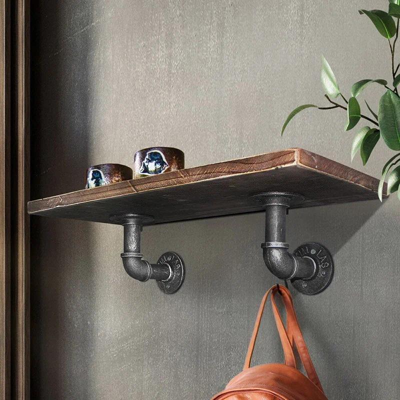 Jual Loft Retro Industrial Style Wall Partition Pipe Racks, Wall ...