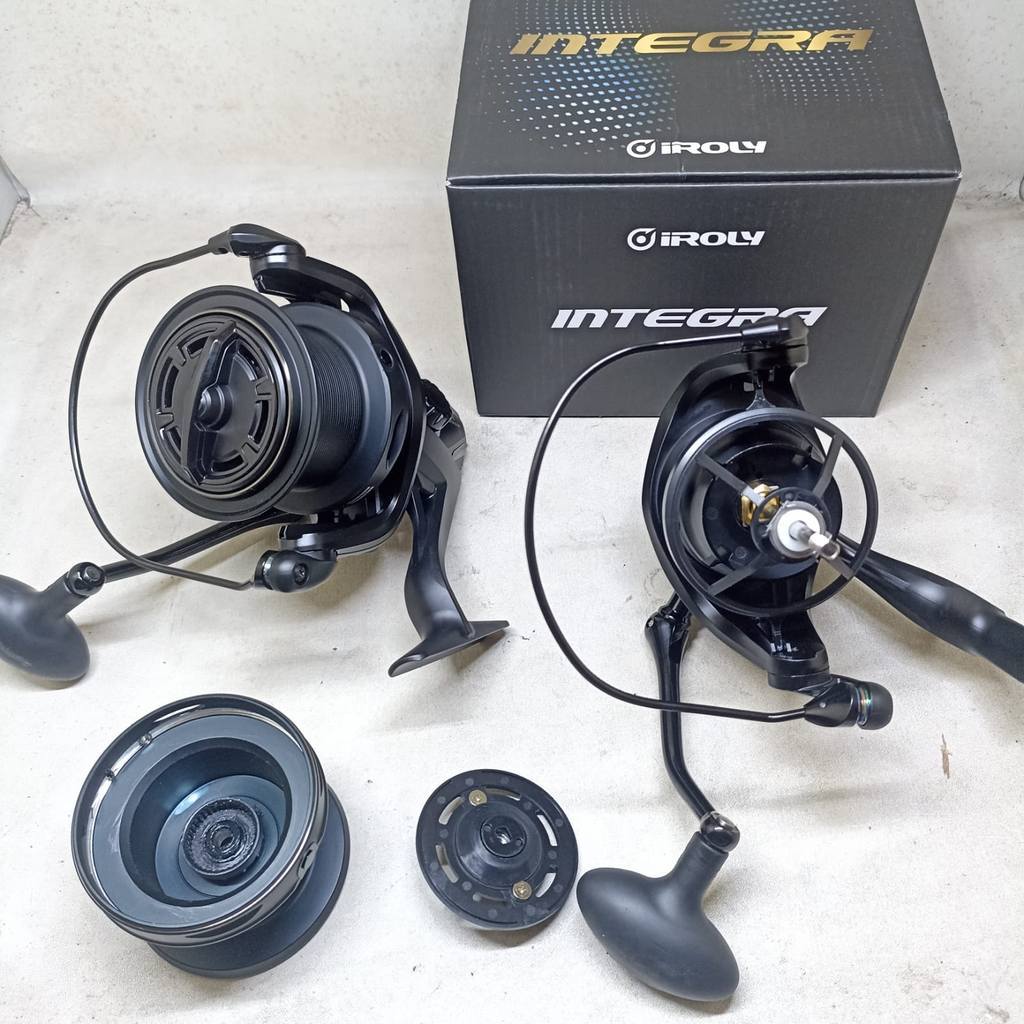 Jual reel iroly integra surf sw 10000,12000 power hendel | Shopee Indonesia